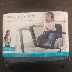 Portable booster seat & backpack for baby/toddler